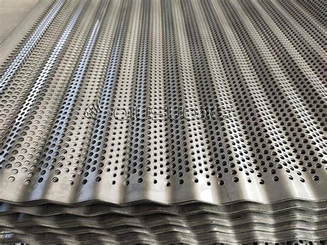 perforated corrugated steel